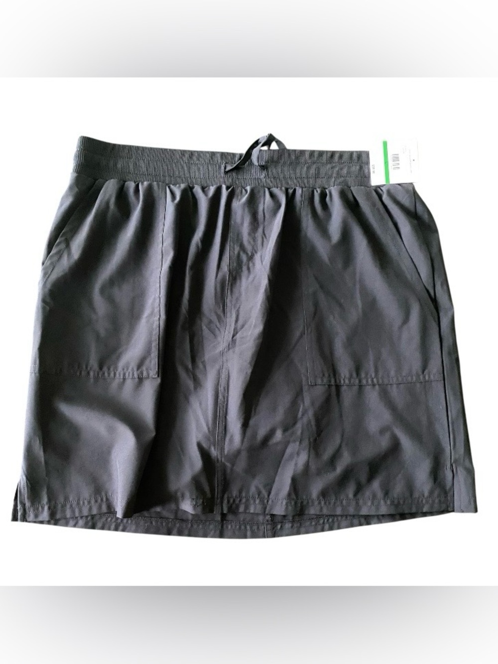 Rafaella Comfort Black Skort Skirt Womens Pull On Size L Tennis Pickle Ball NWT